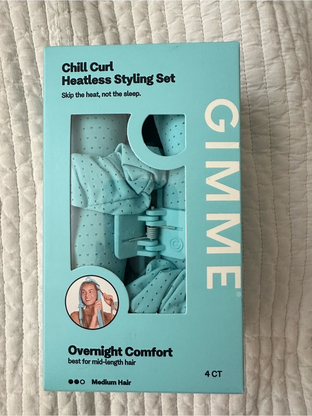 Gimme Chill Curl Heatless Styling Set in Light Blue - Overnight Comfort